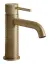 Смеситель для раковины Gessi 316, однорычажный, без донного клапана, цвет Warm Bronze Brushed PVD