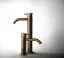 Смеситель для раковины Gessi316, однорычажный, без донного клапан, цвет Warm Bronze Brushed PVD