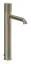 Смеситель для раковины Gessi Habito, высокий, с донным клапаном, цвет Finox Brushed Nickel