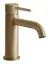 Смеситель для раковины Gessi316, однорычажный, без донного клапана, цвет Warm Bronze Brushed PVD