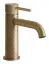 Смеситель для раковины Gessi316, однорычажный, без донного клапан, цвет Warm Bronze Brushed PVD