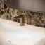 Смеситель для раковины Gessi Rettangolo K , с донным клапаном, цвет Warm Bronze Brushed PVD