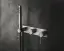 Смеситель для душа Gessi316, встраиваемый, на 2 позиции, внешняя часть, цвет Steel Brushed