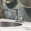Смеситель для раковины Gessi Anello, без донного клапана, цвет Finox Brushed Nickel
