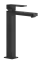 Смеситель для раковины Gessi Rettangolo, высокий, без донного клапана, цвет Matte Black