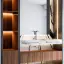 Смеситель для раковины Gessi Rettangolo K, высокий, без донного клапана, цвет Finox Brushed Nickel