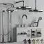 Излив для раковины Gessi Venti20, высокий, отдельностоящий, цвет Brass PVD