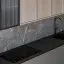 Cмеситель для кухни Gessi Stelo, h456 мм, с поворотным изливом и выдвижным ручным душем с двумя струями воды, цвет Finox Brushed Nickel