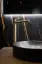 Cмеситель для раковины Gessi Anello, высокий, длинный излив, цвет Warm Bronze Brushed PVD