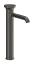 Смеситель для раковины Gessi Origini, высокий, без донного клапана, цвет Black Metal Brushed PVD