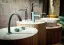 Смеситель для раковины Gessi Origini, высокий, без донного клапана, в комплект входит отделочная вставка, цвет Dark Bronze
