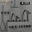 Смеситель для раковины Gessi Origini, высокий, без донного клапана, в комплект входит отделочная вставка, цвет Dark Bronze