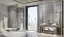 Верхний душ Gessi Rilievo 250х250 мм, шарнирный для настенного креплениям, цвет Brass PVD