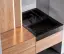 Смеситель для раковины Gessi Inciso, настенный, длинный излив, без донного клапана, встраиваемый, цвет Black Metal Brushed PVD