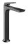 Смеситель для раковины Gessi Ventaglio, высокий, без донного клапана, цвет Black Metal PVD