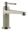 Смеситель для раковины Gessi Venti20, с донным клапаном, цвет Finox Brushed Nickel