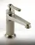 Смеситель для раковины Gessi Venti20, с донным клапаном, цвет Finox Brushed Nickel