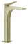 Смеситель для раковины Gessi Rilievo, высокий, без донного клапана, цвет Brushed Brass PVD