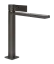 Cмеситель для раковины Gessi Inverso, средний, с изливом 199 мм, донным клапаном "Stop&Go", цвет Black Brushed Metal PVD
