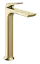 Смеситель для раковины Gessi Ventaglio, высокий, с донным клапаном "Stop&Go", цвет Brass PVD