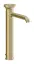 Cмеситель для раковины Gessi Origini, высокий, с донным клапаном, цвет Brushed Brass PVD