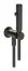 Душ гигиенический Gessi Tondo, настенный, цвет Black Metal Brushed PVD