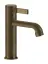 Смеситель для раковины Gessi Inciso, без донного клапана, цвет Antique Brass