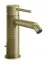 Смеситель для биде Gessi316, с донным клапаном, цвет Brushed Brass PVD