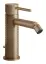 Смеситель для биде Gessi316, с донным клапаном, цвет Warm Bronze Brushed PVD