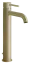 Смеситель для раковины Gessi316 Flessa, 40х162 мм, однорычажный, цвет Brushed Brass PVD