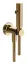 Душ гигиенический Gessi Inciso, цвет Warm Bronze PVD