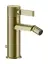 Смеситель для биде Gessi Inciso, донный клапан, цвет Brass Brushed PVD