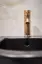 Смеситель для биде Gessi Inciso, донный клапан, цвет Brass Brushed PVD