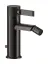 Смеситель для биде Gessi Inciso, донный клапан, цвет Black Metal Brushed PVD