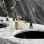 Смеситель для раковины Gessi Venti20 с донным клапаном, цвет Brass PVD