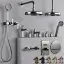 Cмеситель для душа Gessi Venti20, настенный, на 2 выхода, внешняя часть, цвет Nickel PVD