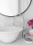 Смеситель для раковины Gessi Goccia h438 мм, со средним изливом, без донного клапана, цвет Matte White