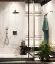 Ручной душ Gessi Venti20, с шланговым подсоединением, держателем, шлангом, цвет Black Metal Brushed PVD
