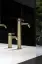 Смеситель для раковины Gessi316, высокий, с коротким изливом, без донного клапана, цвет Brass Brushed PVD