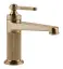 Смеситель для раковины Gessi Venti20, с донным клапаном, цвет Warm Bronze Br. PVD