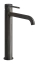 Cмеситель для раковины Gessi316, высокий, c длинным изливом, без донного клапана, цвет Black Metal Brushed PVD