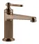 Смеситель для раковины Gessi Venti20, с донным клапаном, цвет Copper Brushed PVD