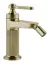 Смеситель для биде Gessi Venti20, с донным клапаном, цвет Brushed Brass PVD