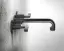 Смеситель для раковины Gessi Inciso настенный, без донного клапана, встраиваемый, цвет Black Metal Brushed PVD