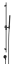 Штанга Anello Gessi, h900 мм, с душевой лейкой и отводом воды, цвет Matte Black