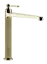 Смеситель для раковины Gessi Venti20, высокий, без донного клапана, цвет Brass PVD