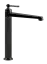 Смеситель для раковины Gessi Venti20, высокий, без донного клапана, цвет Black Metal PVD