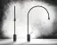 Смеситель для раковины Gessi Goccia h660 мм, с длинным изливом, без донного клапана, цвет Matte Black