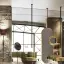 Излив потолочный Gessi Anello, 1600 мм, цвет Finox Brushed Nickel