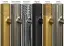 Термостат Gessi Habito, встраиваемый, на 2 позиции, внешние части, цвет Black Metal Brushed PVD